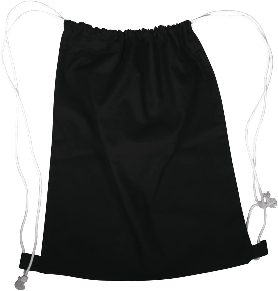 Sportbeutel mit Kordelzug – 38 × 42 cm, schwarz