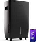 Klarstein 60L Luftentfeuchter mit WiFi, 8L Tank & Timer, für 45-65m² Räume, Anthrazit